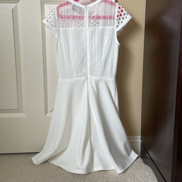 H&M White Dress with Lace Insets - Picture 10 of 14